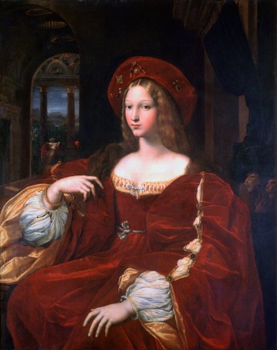 1518年のアラゴンのジョーンの肖像 作： Raffaello Sanzio Raphael