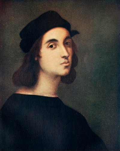 ラファエルの肖像、c1505、c1912 作： Raffaello Sanzio Raphael