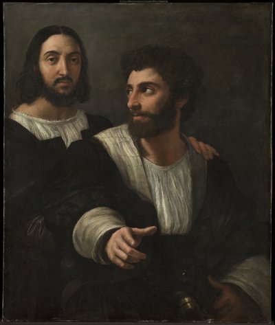 友だちとの自画像の二重ポートレート、1519 作： Raffaello Sanzio Raphael