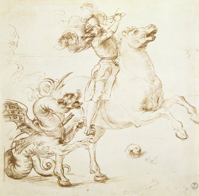 セントジョージとドラゴン 作： Raffaello Sanzio Raphael