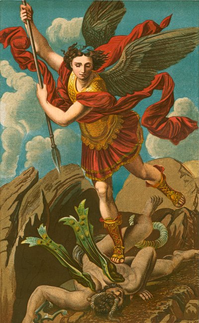 聖ミカエルの悪魔退治 作： Raffaello Sanzio Raphael
