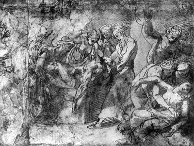 ラファエロに起因する、墓の研究、1913年。 作： Raffaello Sanzio Raphael