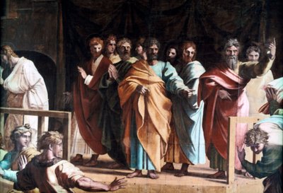 アナニアの死、1515 作： Raffaello Sanzio Raphael