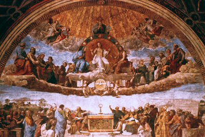 聖餐式に関する論争、1508年〜1509年 作： Raffaello Sanzio Raphael