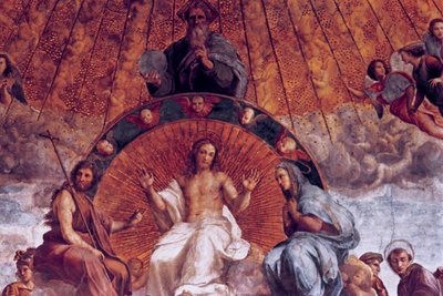 聖餐の論争、詳細、1508-1509 作： Raffaello Sanzio Raphael