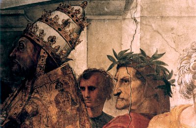 聖なる秘跡の詳細に関する論争、1508年〜1509年 作： Raffaello Sanzio Raphael