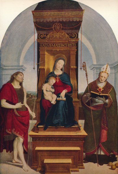 マドンナデッリアンディディ、1505年、1915年 作： Raffaello Sanzio Raphael