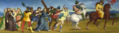 カルバリーへの行列、1504-1505 作： Raffaello Sanzio Raphael