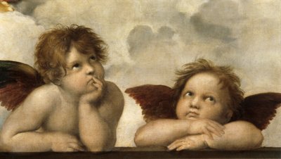システィーナマドンナ詳細 作： Raffaello Sanzio Raphael