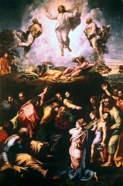 変容、c1519-1520 作： Raffaello Sanzio Raphael