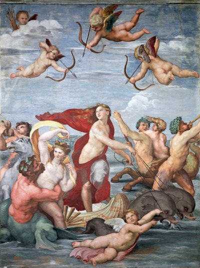 ガラテアの勝利、c。 1512 作： Raffaello Sanzio Raphael
