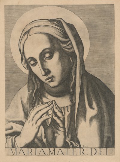 聖母の胸像 作： Raffaello Schiaminossi