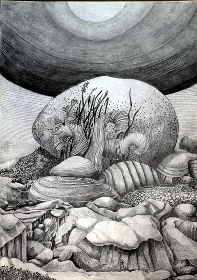 石の卵 作： Raimondo Gambino