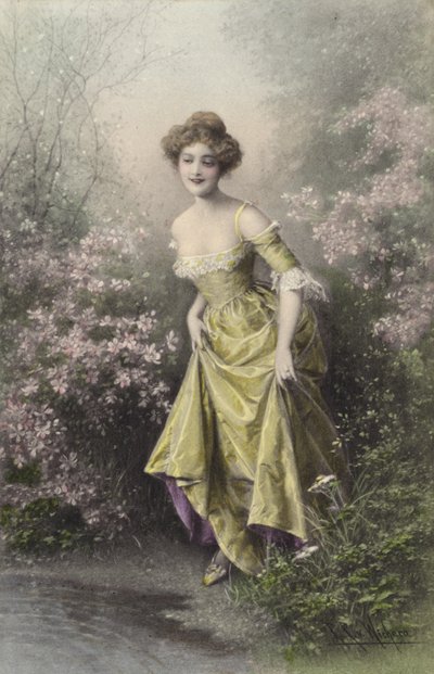 黄色の女の子 作： Raimund Ritter Von Brennerstein Wichera