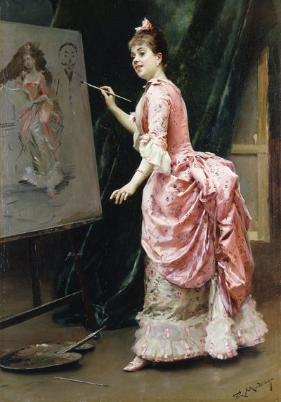 この研究で;この研究で、 作： Raimundo de Madrazo y Garreta