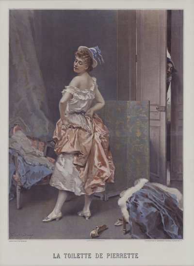 ピエレットのトイレ 作： Raimundo de Madrazo y Garreta