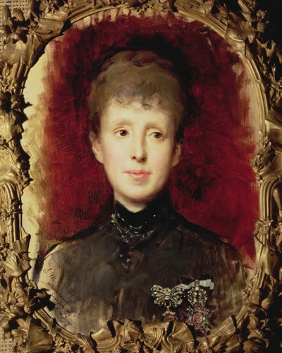ハプスブルクのマリークリスティン、1887年 作： Raimundo de Madrazo y Garreta