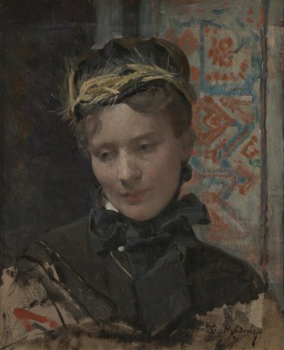 女性の肖像、1885-1896 作： Raimundo de Madrazo y Garreta