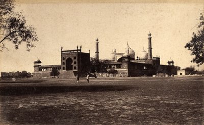 ジャーマーマスジッドモスク、デリー、1886 作： Raja Deen Dayal