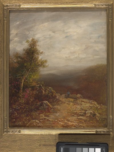 雲の上 (キャンバスに油彩) 作： Ralph Albert Blakelock