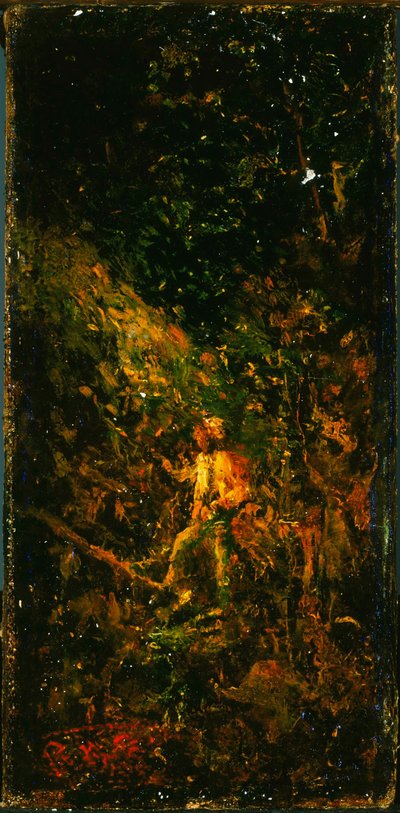 風景の中の人物 作： Ralph Albert Blakelock