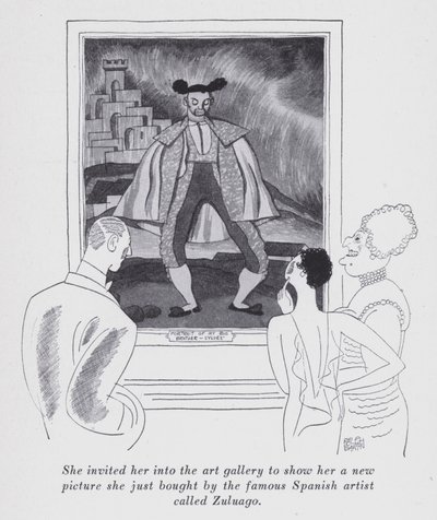 アニータ・ルース著「But Gentlemen Marry Brunettes」のイラスト（リトグラフ版 作： Ralph Barton