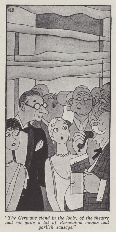 アニタ・ルースの「紳士は金髪がお好き」のイラスト（リトグラフ版 作： Ralph Barton
