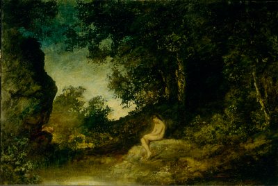 ネイチャーズ ミラーにて。 1880年。 作： Ralph Albert Blakelock