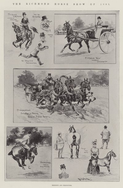 1901年のリッチモンドホースショー 作： Ralph Cleaver