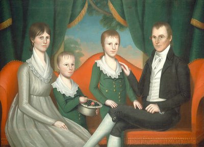 家族の肖像画、1804年。 作： Ralph Earl