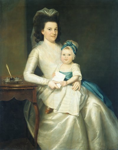 ウィリアムズ夫人と子供、1783年。 作： Ralph Earl