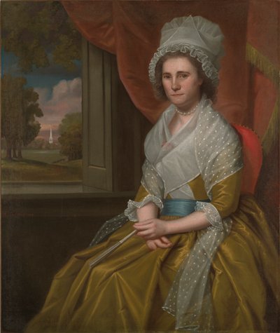 メアリー・シルヴェスター・ウェルズ・ダベンポート (1754) 作： Ralph Earl