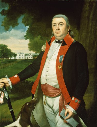ジョンプラット船長の肖像、ミドルトン、コネチカット州、1792年 作： Ralph Earl