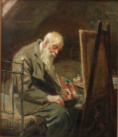 アートは長く、人生は短い、1900 作： Ralph Hedley