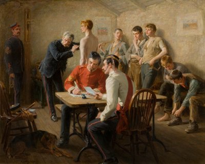 医者を渡す、1896 作： Ralph Hedley