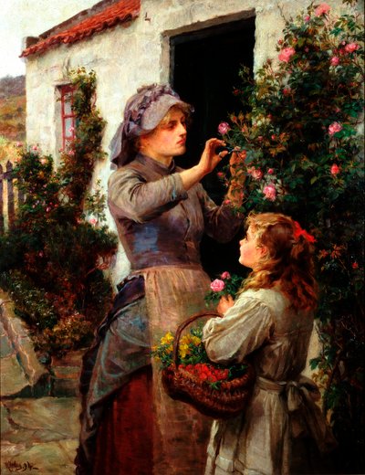 無効者のためのバラ、1894 作： Ralph Hedley