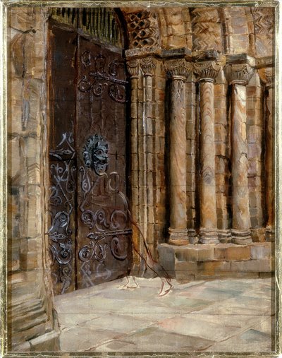 「聖域を求めて」のスケッチ 作： Ralph Hedley