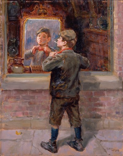 古い好奇心の店、1909 作： Ralph Hedley