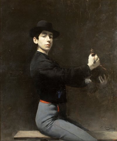 自画像 作： Ramón Casas