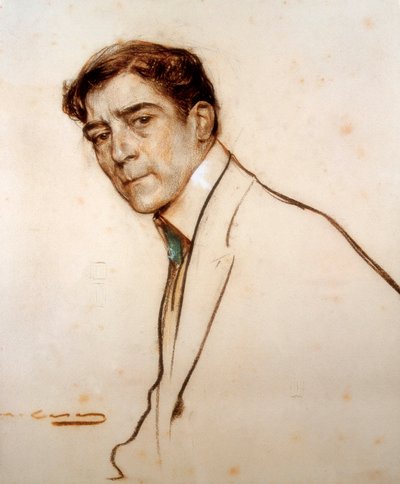 アレクサンドル・ド・リケル（1856-1920）の肖像 作： Ramon Casas i Carbo