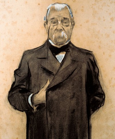 マニュエル・デュランの肖像 作： Ramon Casas i Carbo