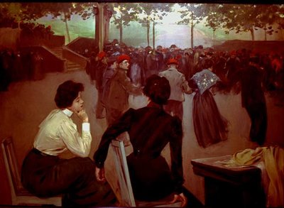 オロトのサン・ロケの泉のサルダナス、1901-02年頃（キャンバスに油彩） 作： Ramon Casas i Carbo