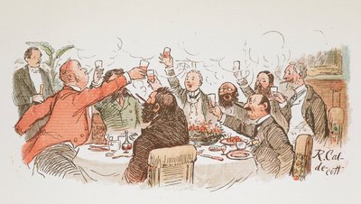 乾杯。 作： Randolph Caldecott