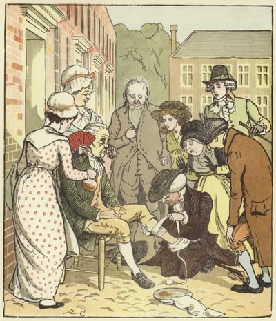 狂犬の死に関するエレジー 作： Randolph Caldecott