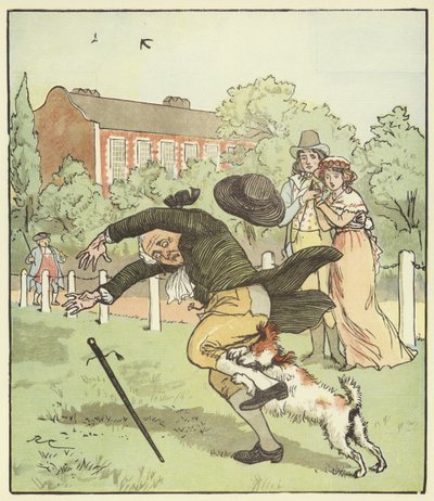 狂犬の死に関するエレジー 作： Randolph Caldecott