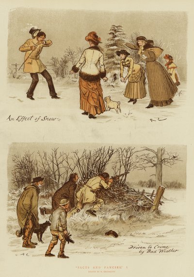 事実と空想、私 作： Randolph Caldecott