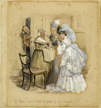 パパが目を離せない 作： Randolph Caldecott