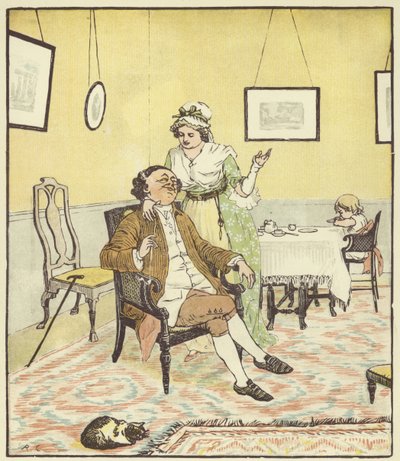 ジョン・ギルピン（カラーリトグラフ 作： Randolph Caldecott