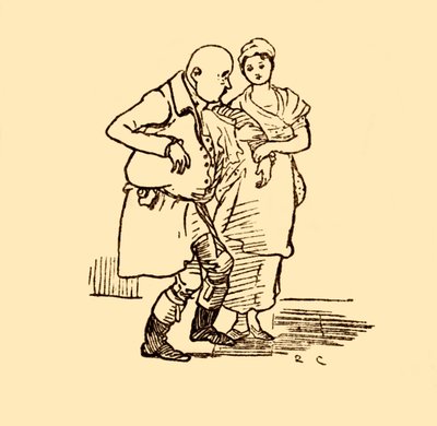 1878年、ジョンギルピンが再び帽子を被らずかつかつらなく到着しました。 作： Randolph Caldecott