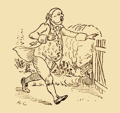 ジョンギルピンスの友人、1878年、c1918。 作： Randolph Caldecott